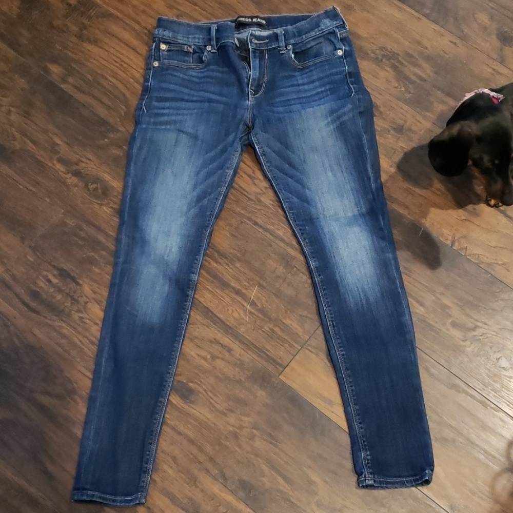 Blue Leggings Jeans from Express